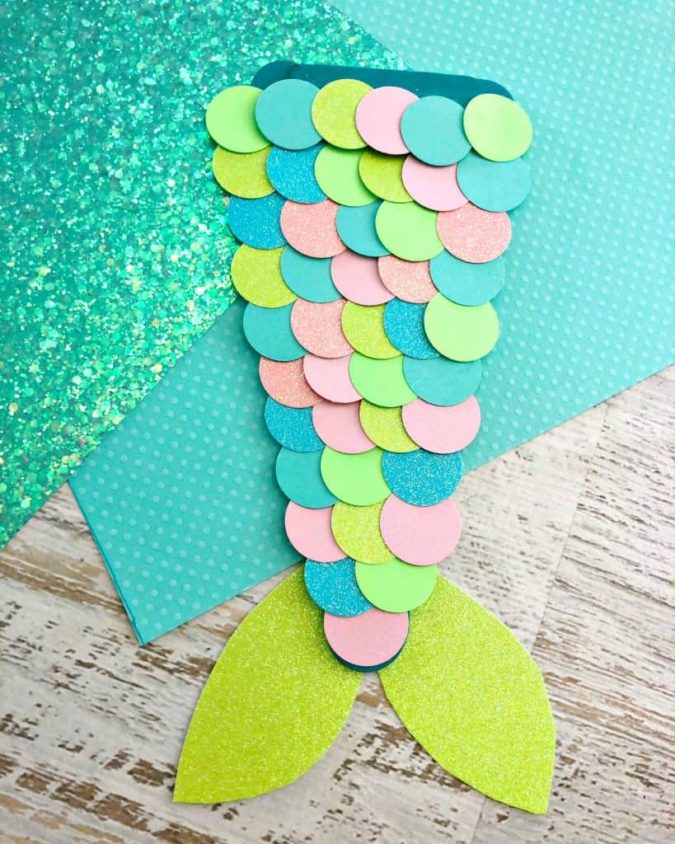 Crafty-Mermaid’s-Tail-675x844 18 Easiest Craft Ideas That You Can Create with Your Kids