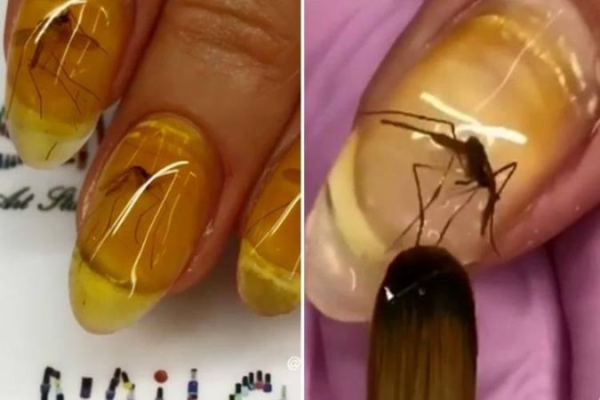 Dead bug Nails. 20 Weirdest Nail Art Ideas That Should Not Exist - 12