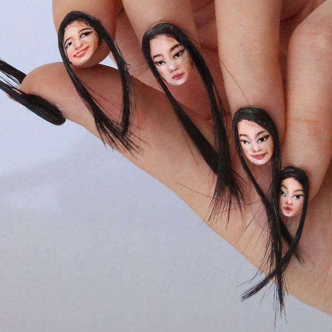Hairy-Selfie-Nails.-675x675 20 Weirdest Nail Art Ideas That Should Not Exist