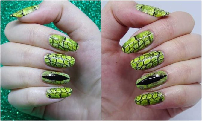 Reptile-Nails.-2-675x405 20 Weirdest Nail Art Ideas That Should Not Exist