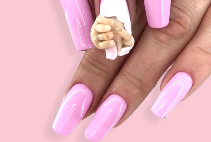 Stormi Nails 20 Weirdest Nail Art Ideas That Should Not Exist - 32