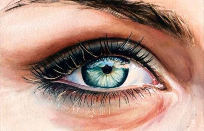Watercolor Eyes 15 Most Fabulous Makeup Trends to Be More Gorgeous - 16