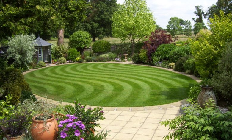 home garden patterned lawn Top 20 Garden Trends: Early Predictions to Adopt - Home garden trends 1