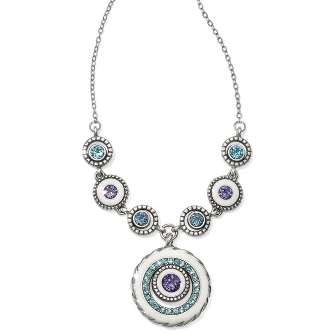 Bright enamel necklace 2 +30 Hottest Jewelry Trends to Follow - 37