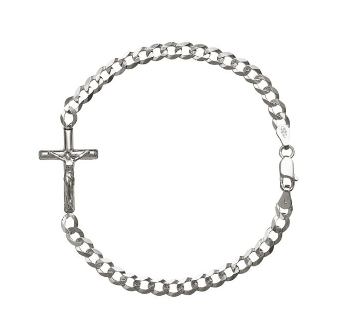 Crucifix bracelet e1589661836440 +30 Hottest Jewelry Trends to Follow - 39