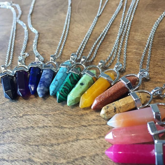 Crystal necklaces jewelry +30 Hottest Jewelry Trends to Follow - 29