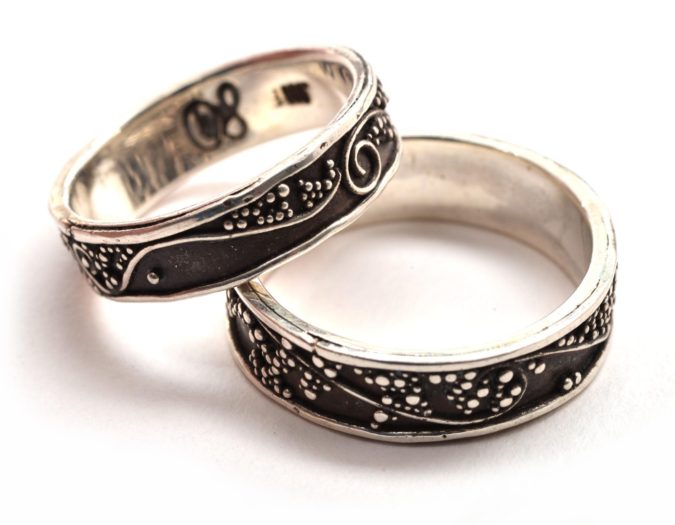 Oxidized silver jewelry bracelets +30 Hottest Jewelry Trends to Follow - 52