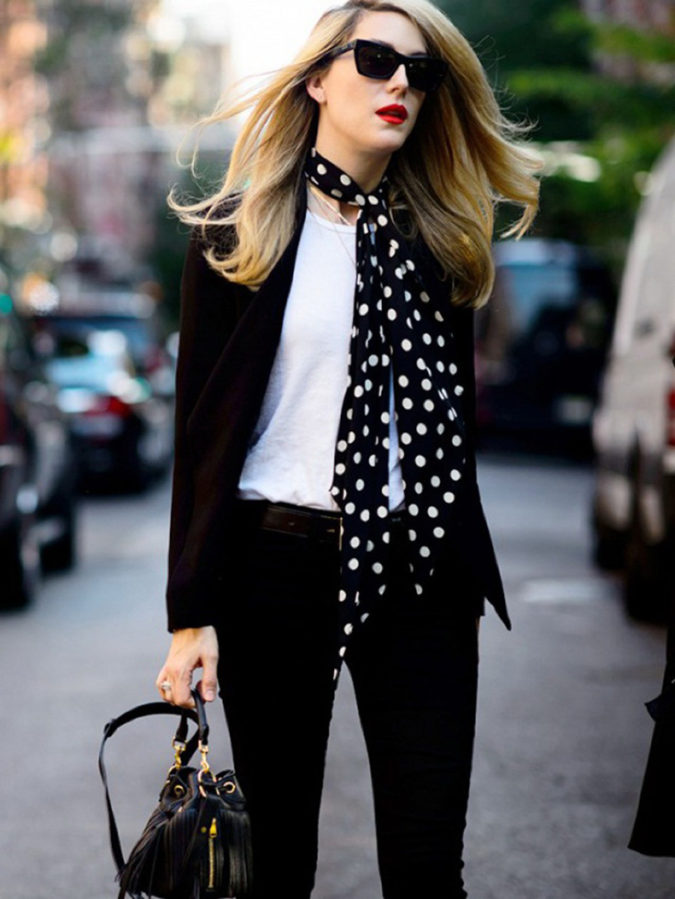 Skinny-scarves-2-675x899 10 Most Luxurious Looking Scarf Trends for Women in 2021