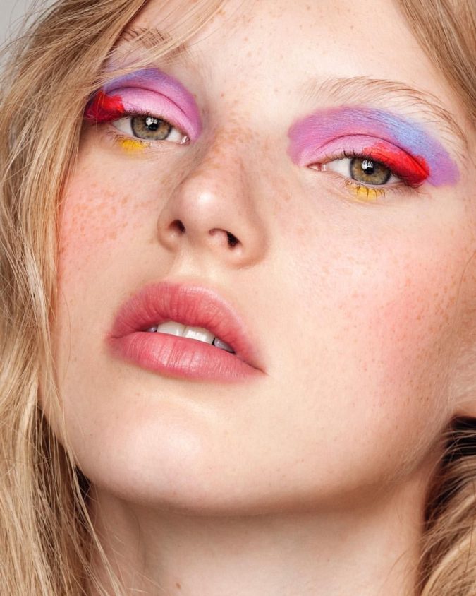 Watercolor Eyes 15 Most Fabulous Makeup Trends to Be More Gorgeous - 17