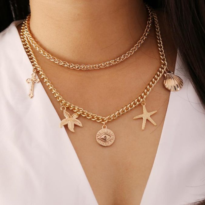 chocker necklace jewelry +30 Hottest Jewelry Trends to Follow - 50