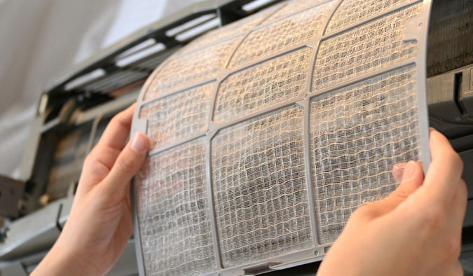 cleaning aircon filter 10 Ways to Keep Your Home Smelling Clean and Fresh - 12