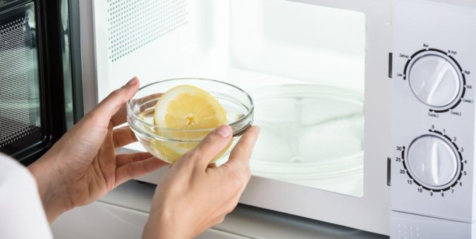 cleaning microwave 10 Ways to Keep Your Home Smelling Clean and Fresh - 10