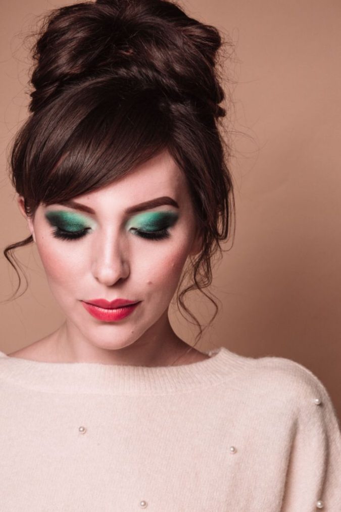 emerald eye makeup 15 Most Fabulous Makeup Trends to Be More Gorgeous - 39