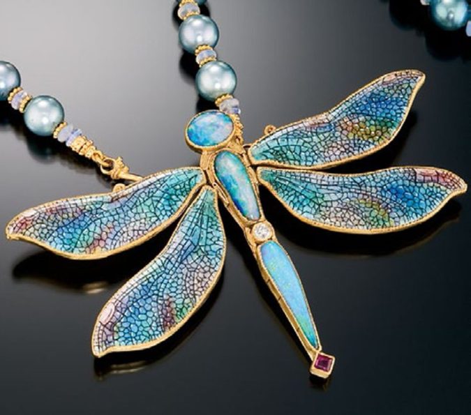 firefly Enamel jewelry necklace +30 Hottest Jewelry Trends to Follow - 58