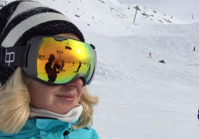 goggles. Top 7 Tips to Keep Warm Head & Healthy Hair in Winter - 4