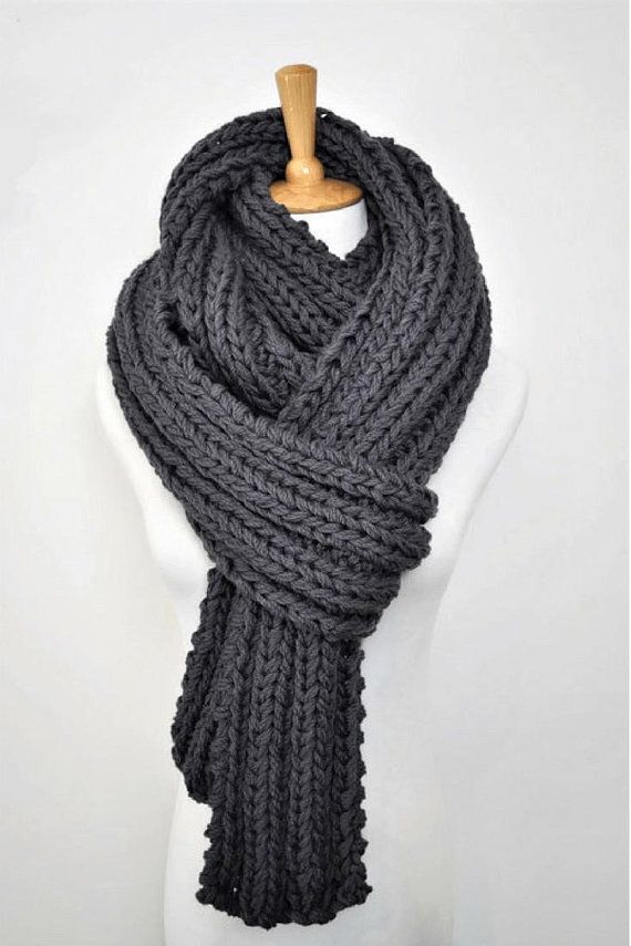 knitted-wool-scarf 10 Most Luxurious Looking Scarf Trends for Women in 2021