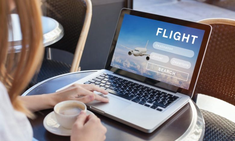 laptop booking flight online 2 10 Tips to Get Best Flight Booking Deals - Best flight booking deals 1