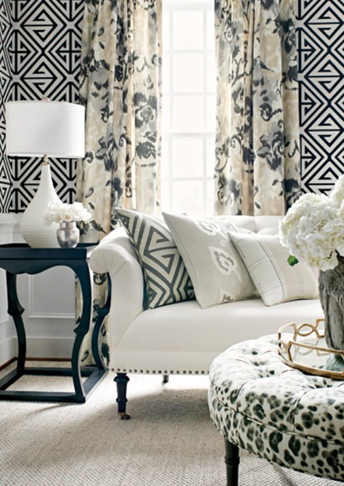 25 Stunning Interior Decorating Ideas for Sunrooms 28 sunroom with colorful drapes 25 Stunning Interior Decorating Ideas for Sunrooms - 28