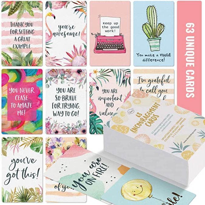 63 Motivational Cards 10 Motivational Gifts for Friends Who Need a Present - 2