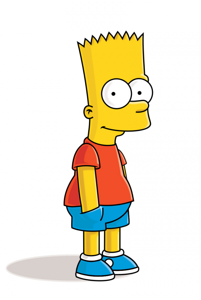 Bart-Simpson-cartoon-675x1007 25+ Most Famous Cartoon Characters of All Time