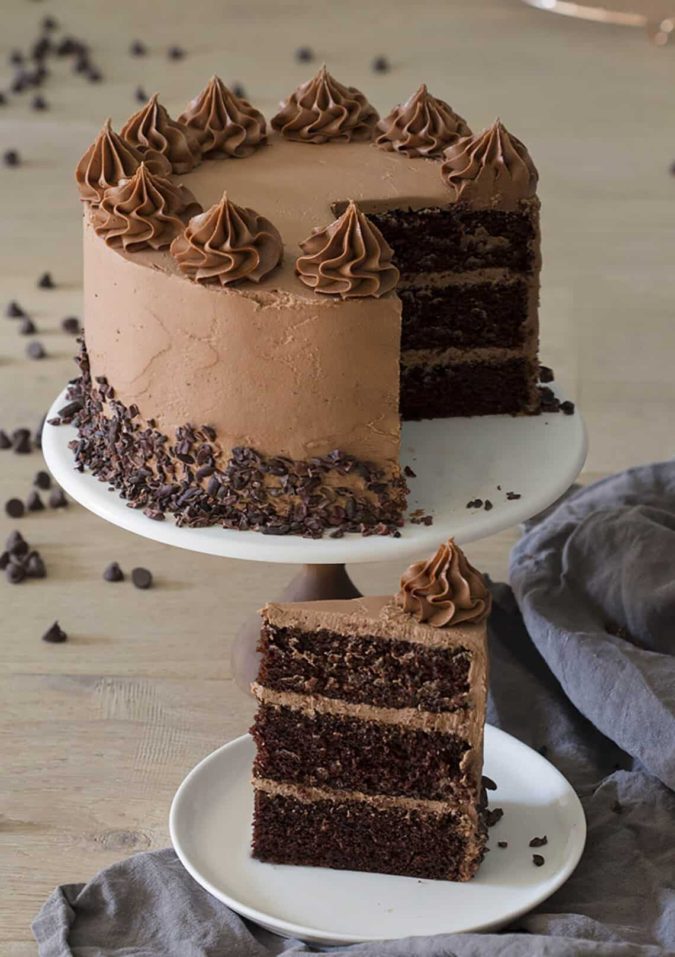 Chocolate cake using buttercream. Top 20 Most Delicious and Popular Cakes in the USA - 42