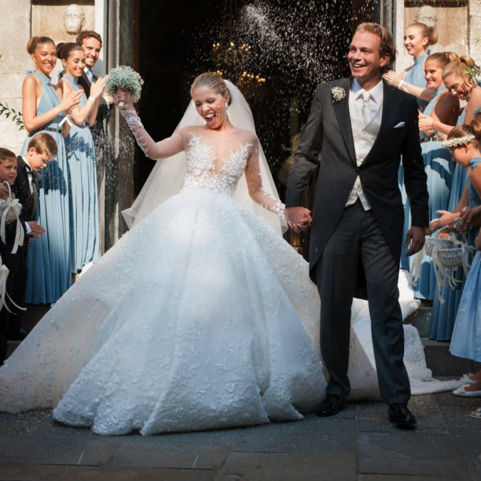 Crystal-gown.-675x675 15 Most Expensive Celebrity Wedding Dresses