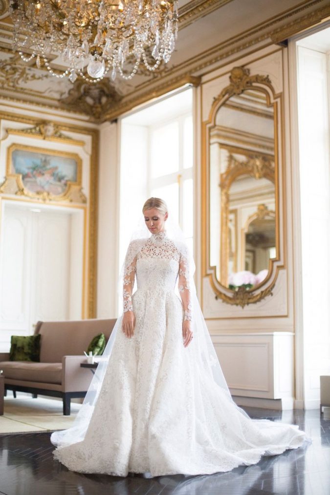 15 Most Expensive Celebrity Wedding Dresses 25 Nicky Hilton dress 15 Most Expensive Celebrity Wedding Dresses - 25