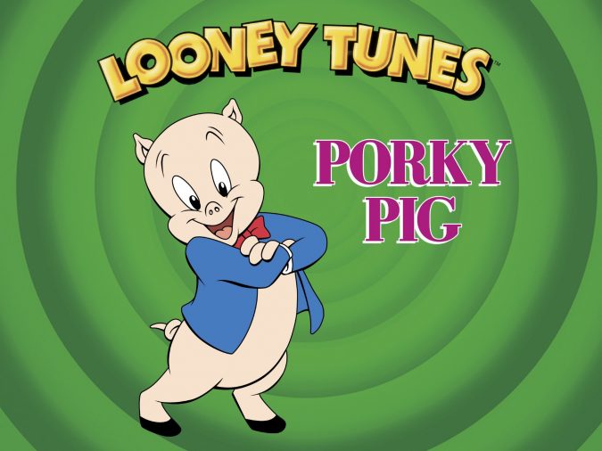 Porky Pig cartoon 25+ Most Famous Cartoon Characters of All Time - 31