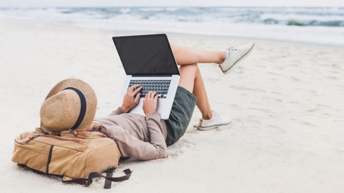 laptop. 2 How to Become a Travel Blogger? 10 Must Steps to Follow - 20