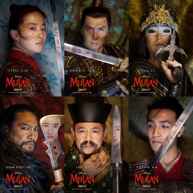 mulan 2020 character posters Top 7 Upcoming Disney Films to Watch This Year - 6