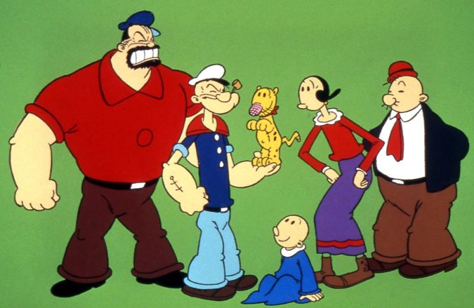 popeye-the-sailor-man-cartoon-675x439 25+ Most Famous Cartoon Characters of All Time