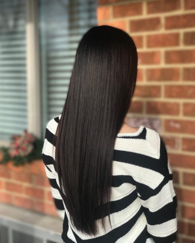 Black-hair-1-675x843 Top 20 Hottest Colorful Hair Ideas that Are So Cool in 2021