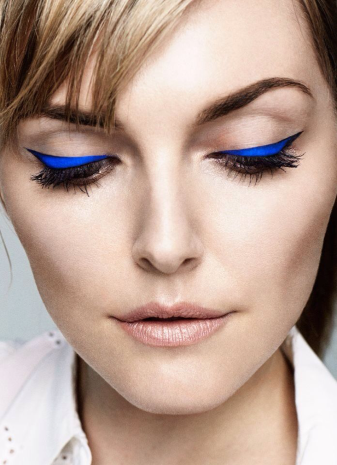 Colored Eyeliner Best 10 Colorful Face Makeup Looks to Try - 7