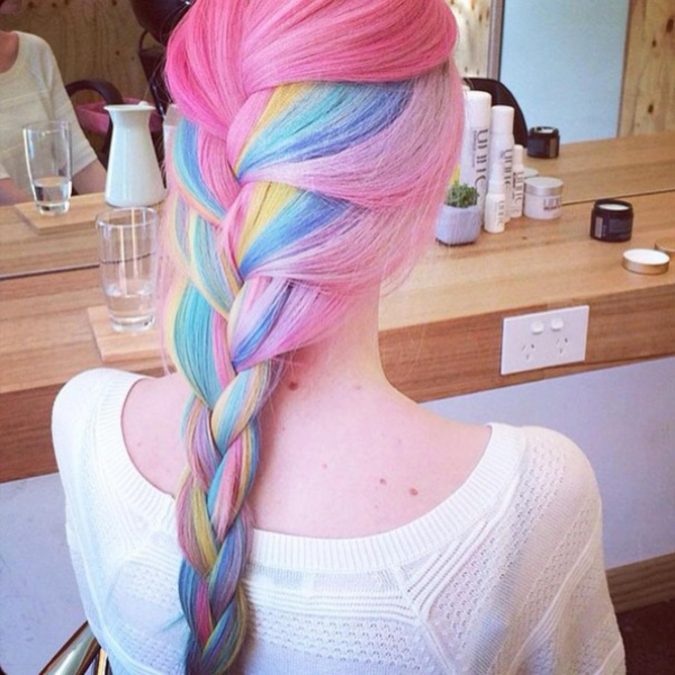 Colorfull Top 20 Hottest Colorful Hair Ideas that Are So Cool - 45
