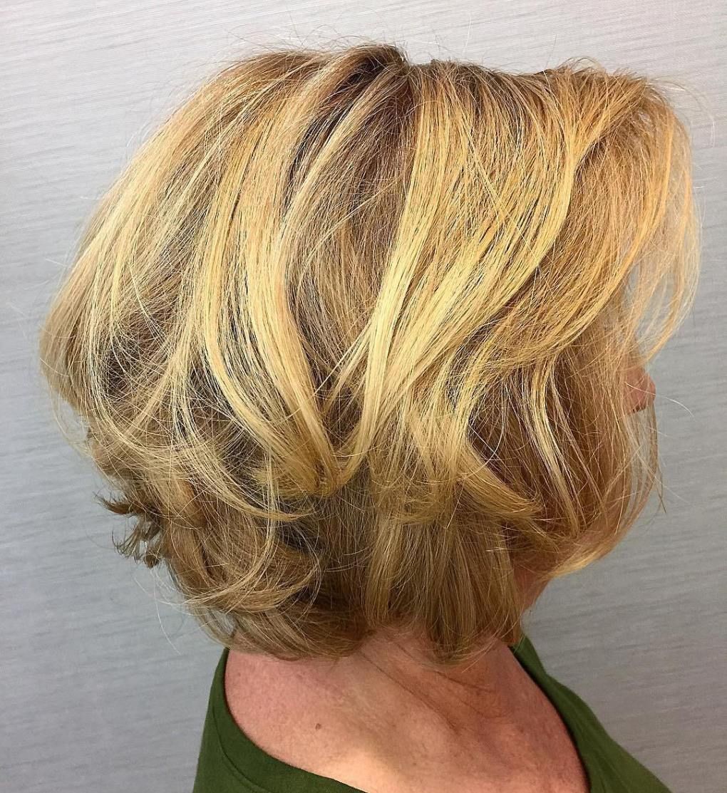 Golden Highlights 32 Amazing Hairstyles for Women Over 60 to Look Younger - 17