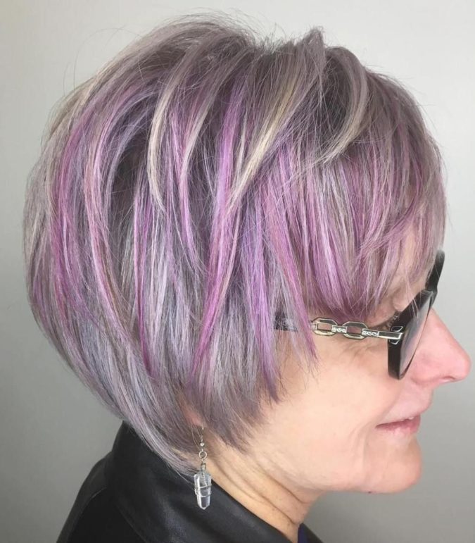 Lilac dream 32 Amazing Hairstyles for Women Over 60 to Look Younger - 19