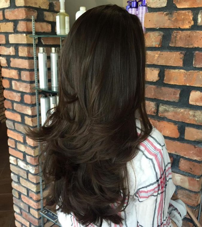 25 Best Trendy Hairstyles for Women over 40 to Look Younger 36 Long lovely layers 25 Best Trendy Hairstyles for Women over 40 to Look Younger - 36