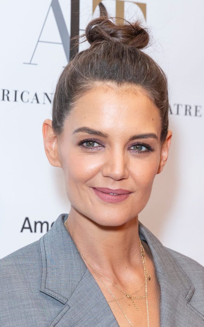 25 Best Trendy Hairstyles for Women over 40 to Look Younger 27 Neat top hair bun 25 Best Trendy Hairstyles for Women over 40 to Look Younger - 27