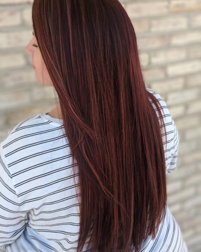 Orchard Red hair Top 20 Hottest Colorful Hair Ideas that Are So Cool - 13