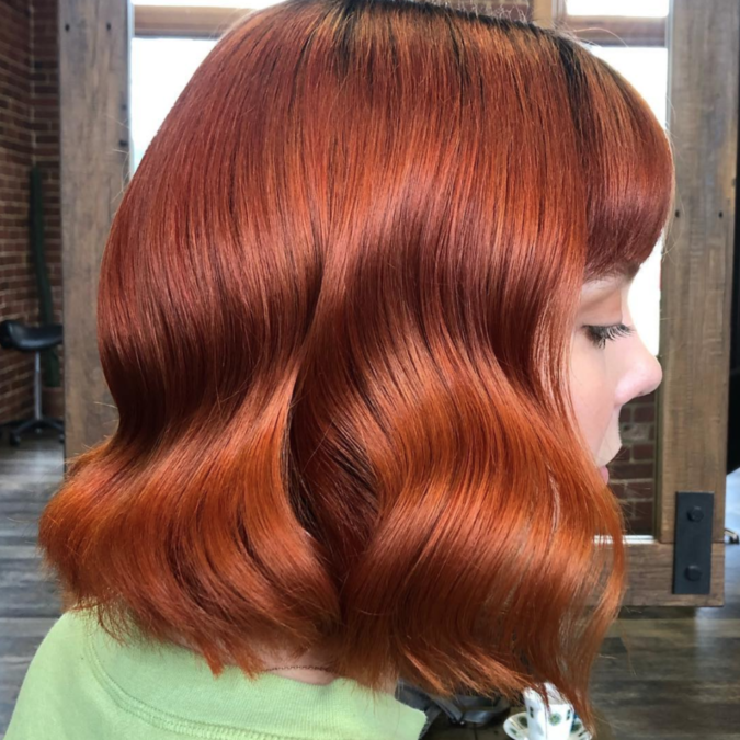Rusty Copper. Top 20 Hottest Colorful Hair Ideas that Are So Cool - 58