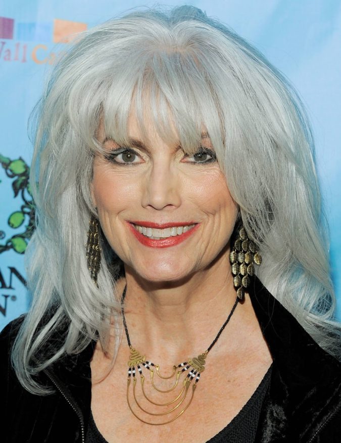 The Emmy Lou hair layers 32 Amazing Hairstyles for Women Over 60 to Look Younger - 23