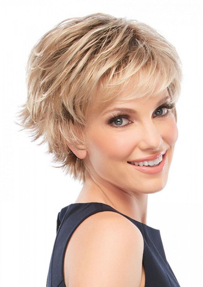The layered crop . 1 25 Best Trendy Hairstyles for Women over 40 to Look Younger - 19