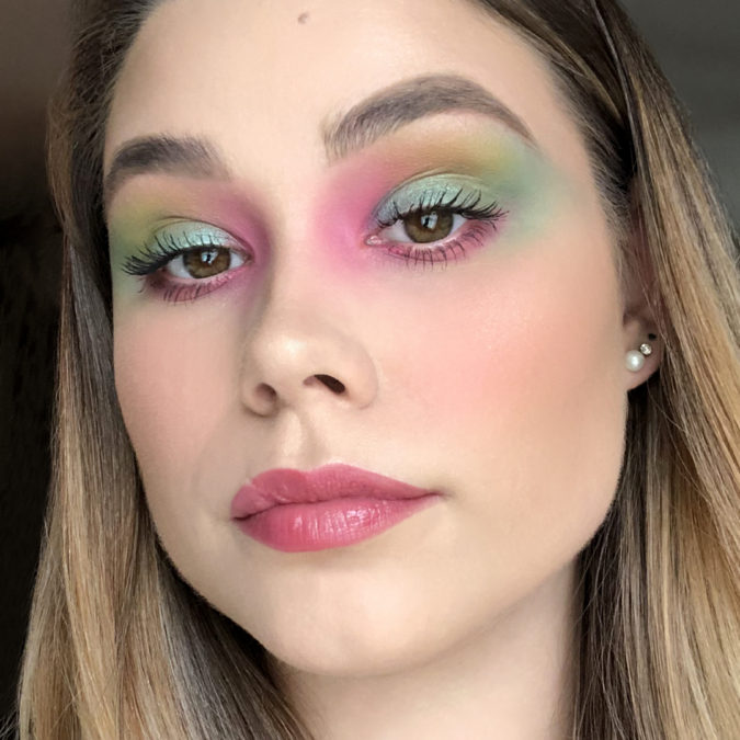 Watercolor Lids.. Best 10 Colorful Face Makeup Looks to Try - 17