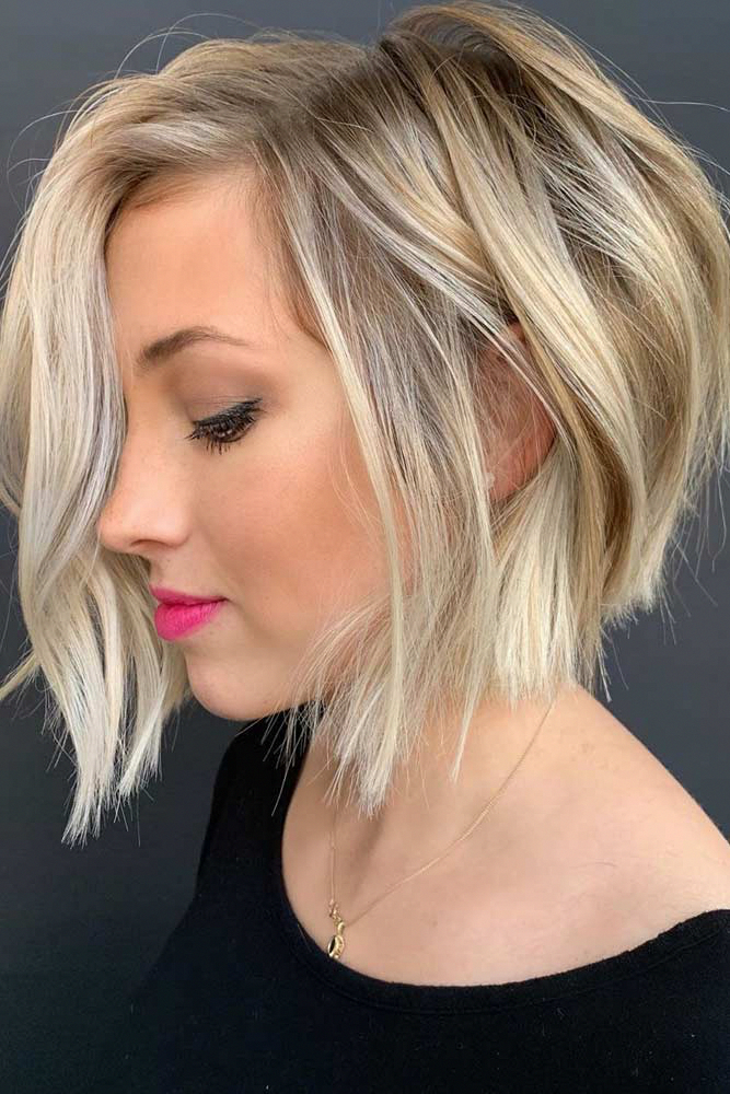 blonde bob hairstyle 25 Best Trendy Hairstyles for Women over 40 to Look Younger - 32