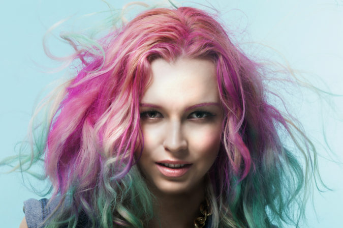 colorful hair Top 20 Hottest Colorful Hair Ideas that Are So Cool - 49