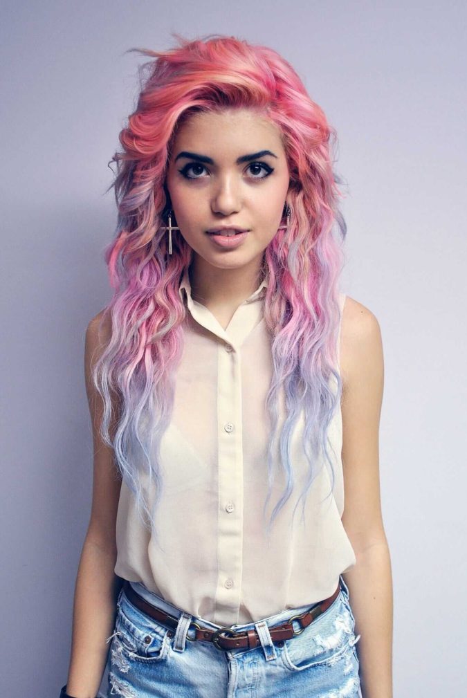 colorful hair.. 1 Top 20 Hottest Colorful Hair Ideas that Are So Cool - 47