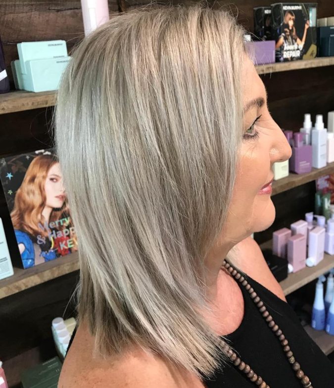 Ash Blonde Shade. 10 Hottest Hair Color Trends to Cover Gray Hair - 15