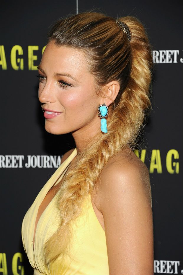 Blake Lively +35 Hottest Ponytail Hairstyles that Suit All Women - 23