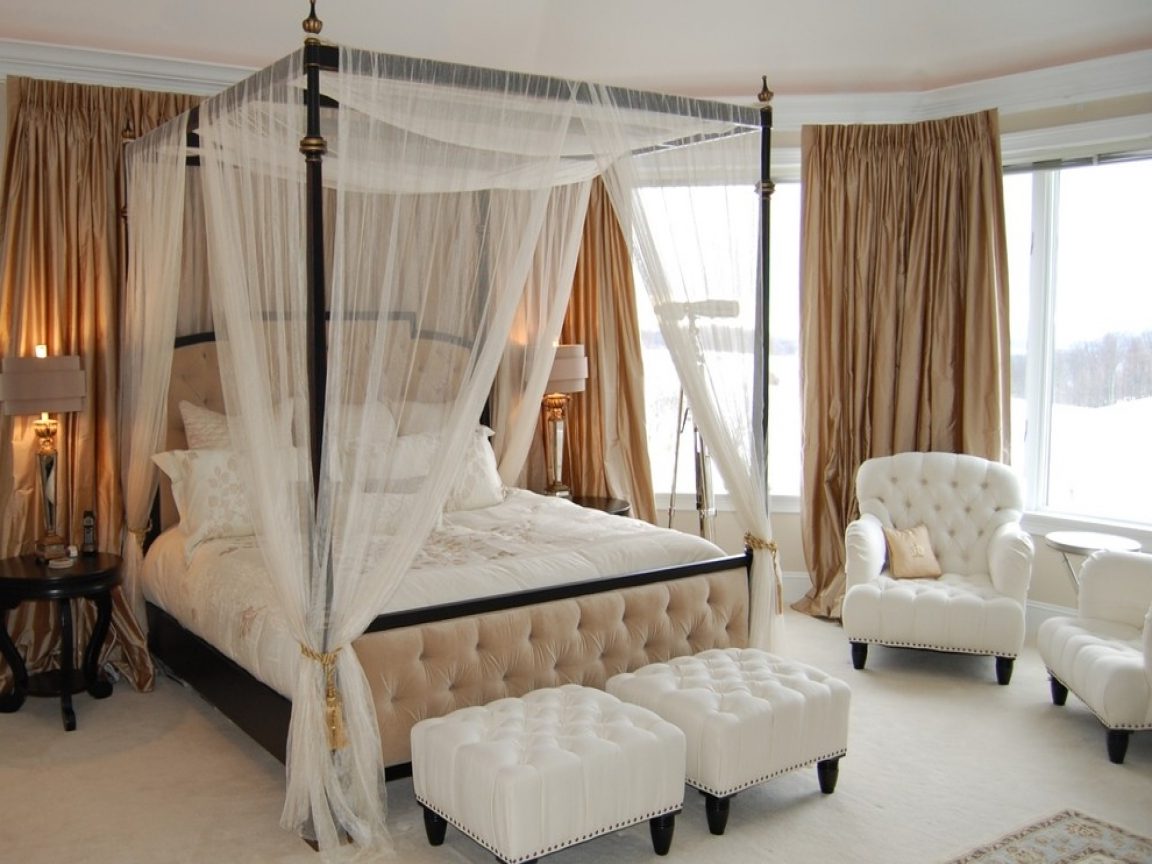 Canopy bed e1598608896267 Top 10 Outdated Home Decorating Trends to Avoid - 16
