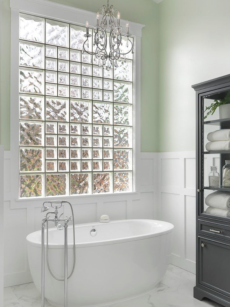Glass block window 1 Top 10 Outdated Bathroom Design Trends to Avoid - 7